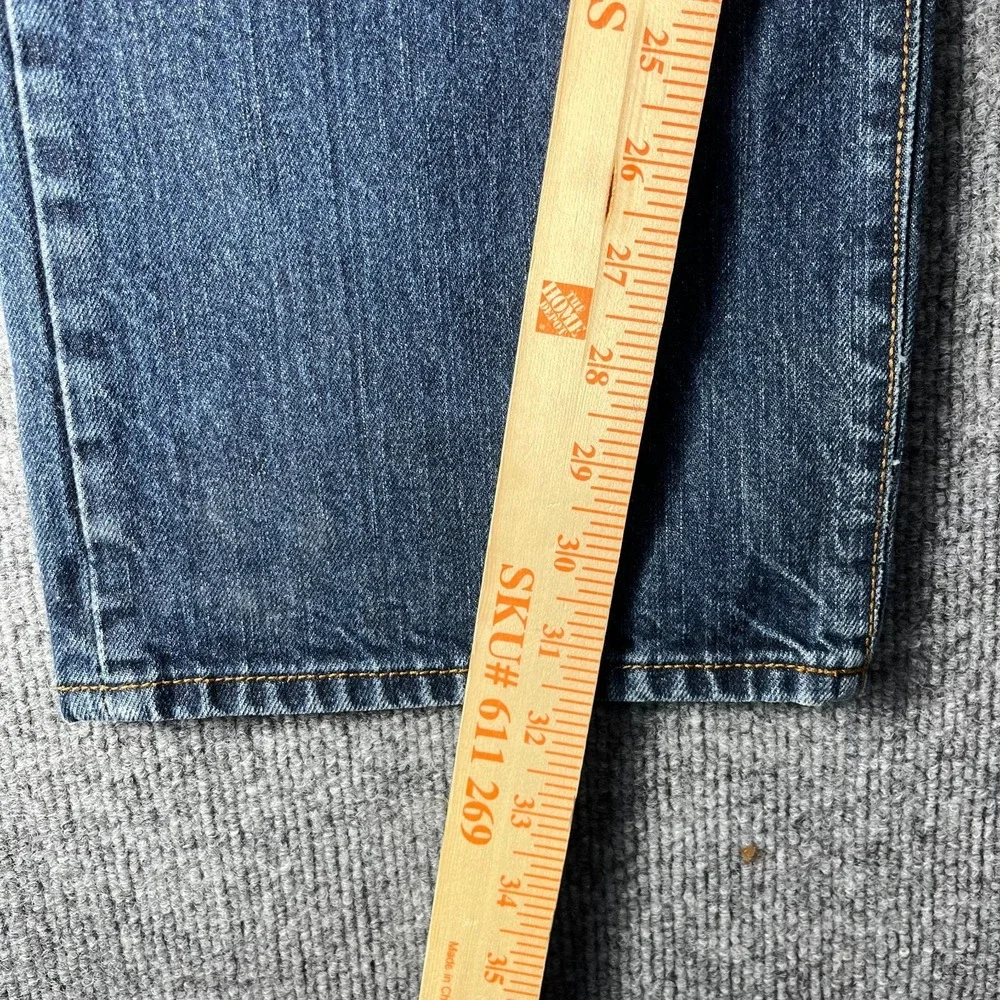 Arizona Jean Co. Slim Straight Jeans Men Blue Denim Cotton Zip Fly Y2K - 41X31.5
